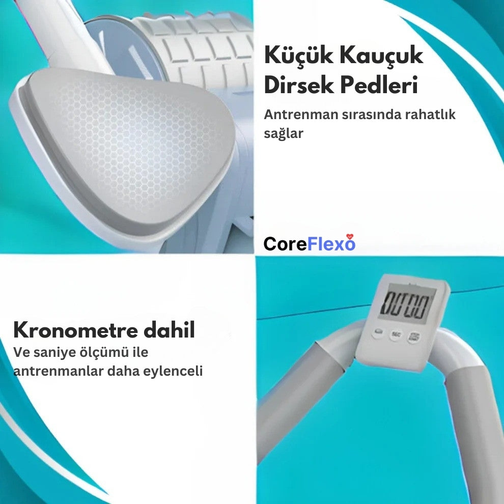 CoreFlex Power Roller Dirsek Destekli Karın Kas Rulo