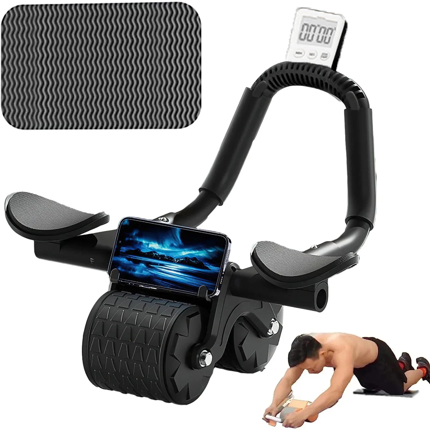 CoreFlex Power Roller Dirsek Destekli Karın Kas Rulo